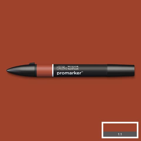 Pennarello Winsor&Newton Promarker doppia punta fine-larga - cedar brown O235 - 0203633